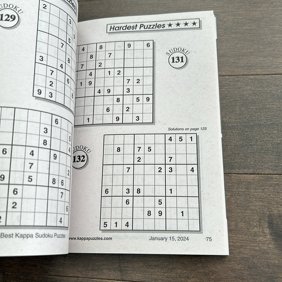 Jumbo Word Search & Kappa Suduko Puzzles, Brain Teasers Easy Medium Hard Puzzles - Picture 10 of 13